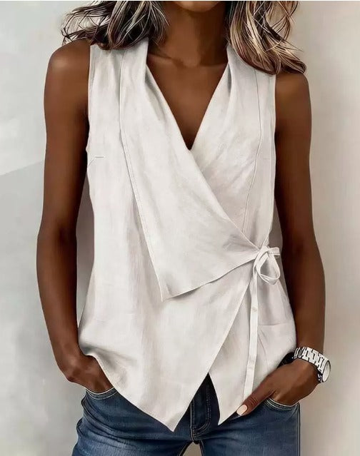 GLORIA – Camicia Senza Maniche Donna