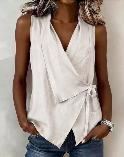 GLORIA – Camicia Senza Maniche Donna