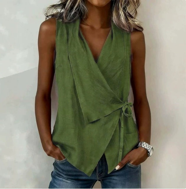 GLORIA – Camicia Senza Maniche Donna