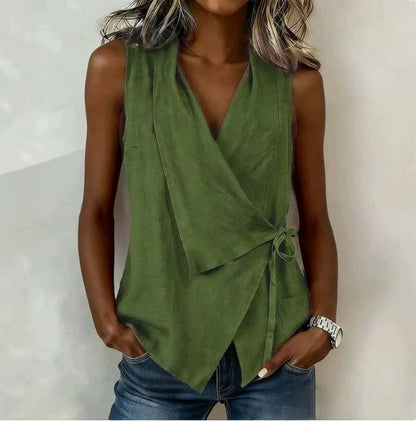 GLORIA – Camicia Senza Maniche Donna