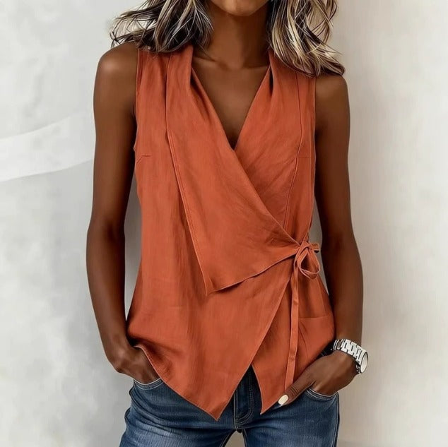 GLORIA – Camicia Senza Maniche Donna